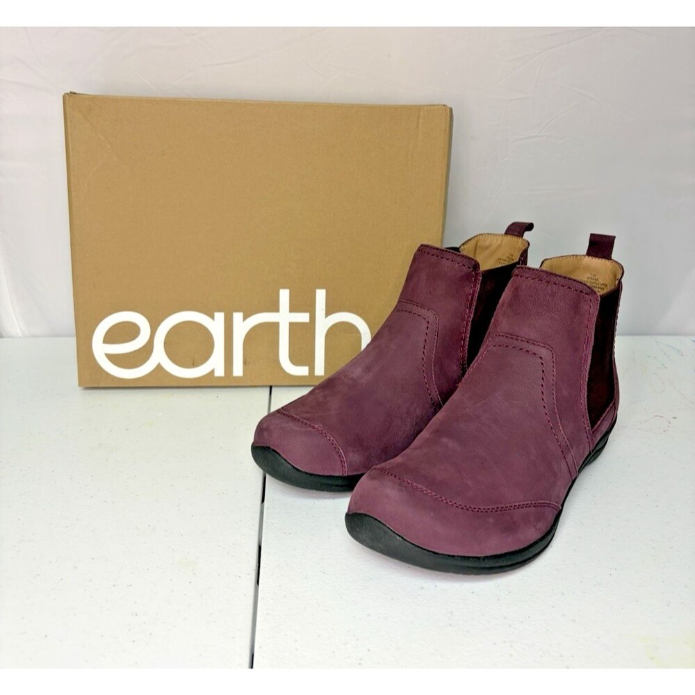 Earth Faine Round Toe Casual  Pull On Flat  Bootie Women's Size 11 W New